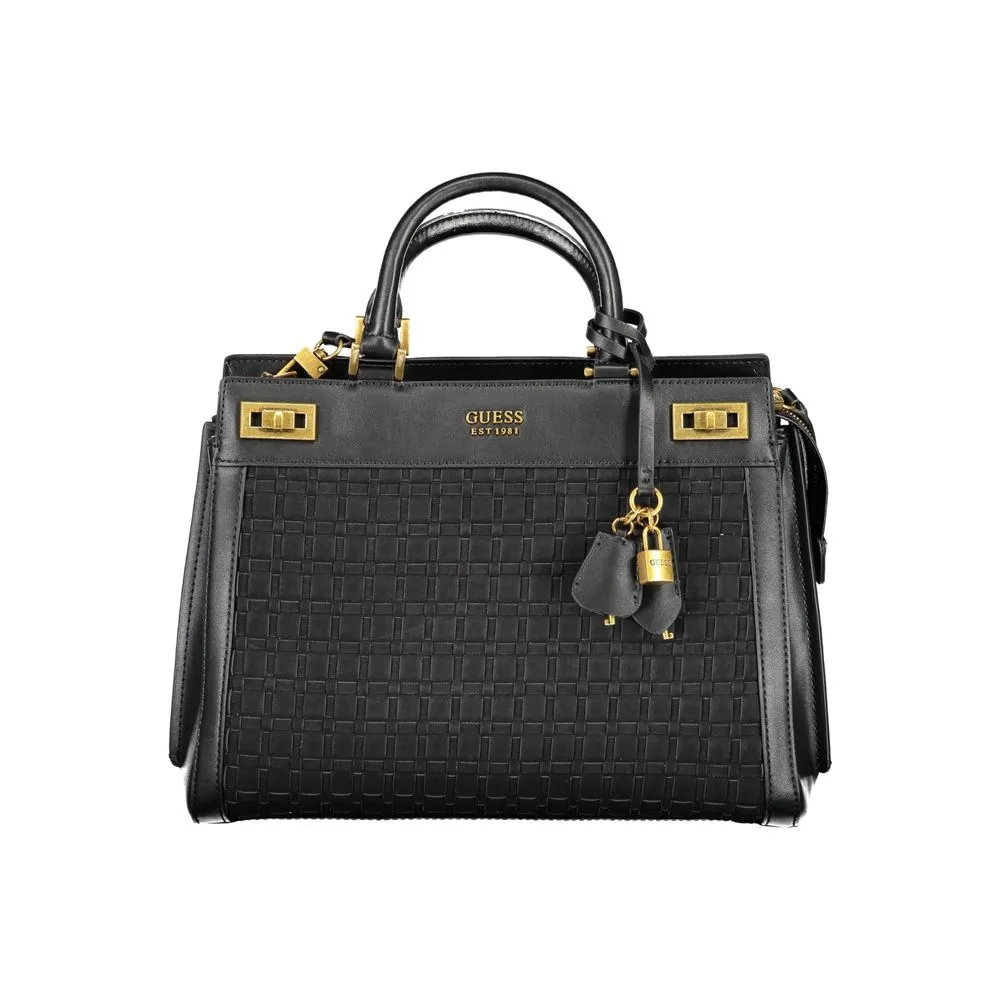 Guess Jeans Women's Black Polyethylene Handbag