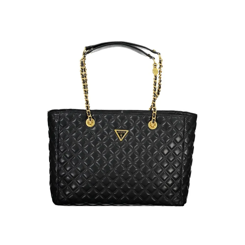 Guess Jeans Women's Black Polyethylene Handbag