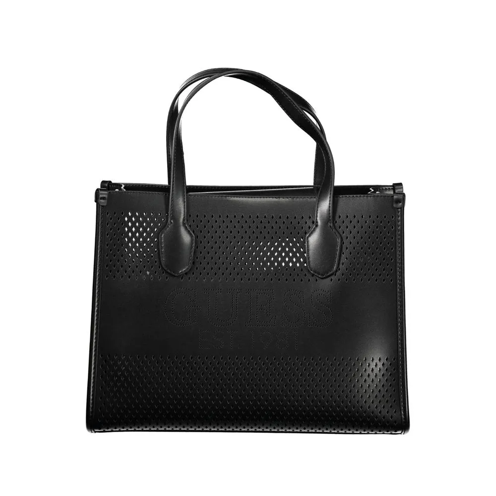 Guess Jeans Women's Black Polyethylene Handbag