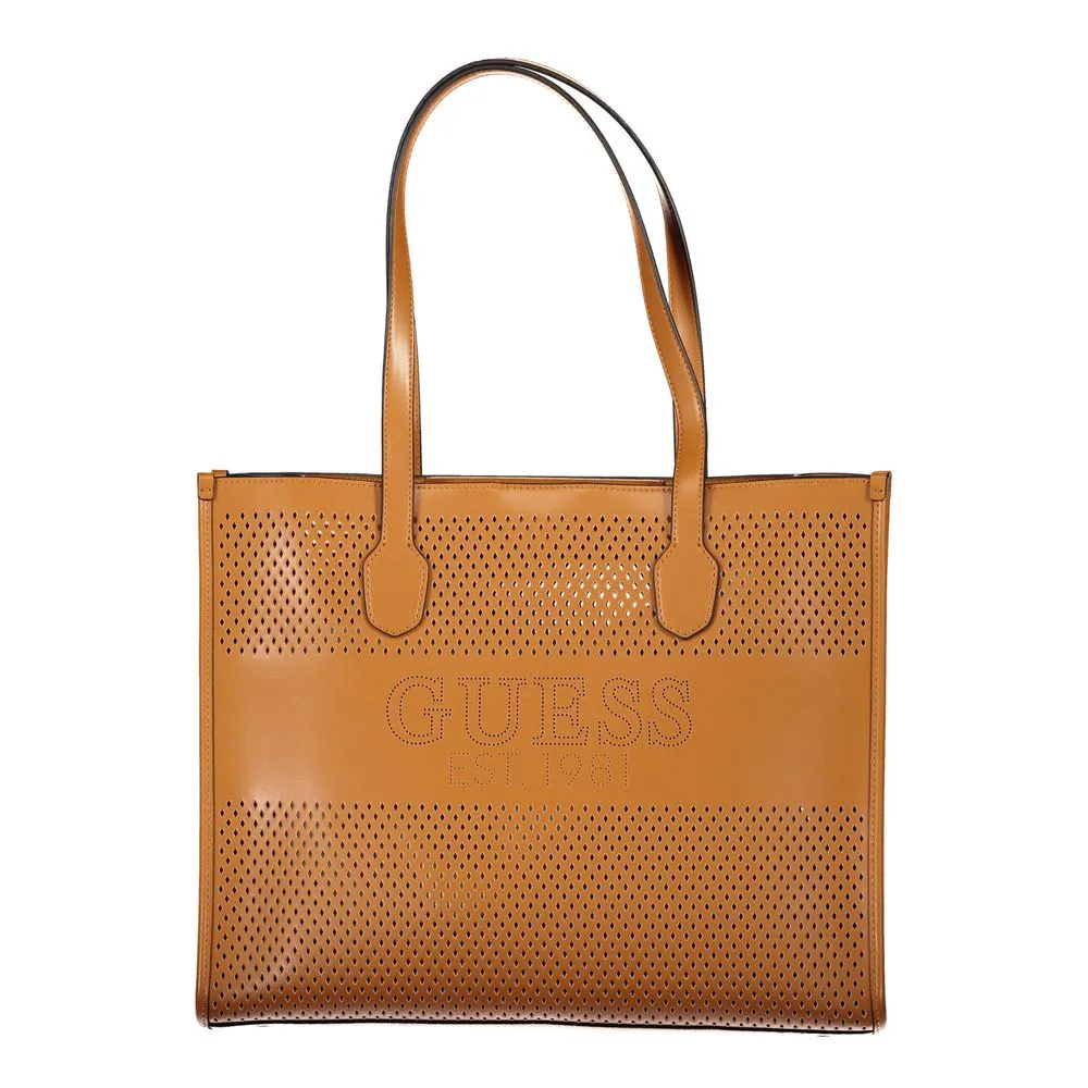 Guess Jeans Women's Brown Polyethylene Handbag