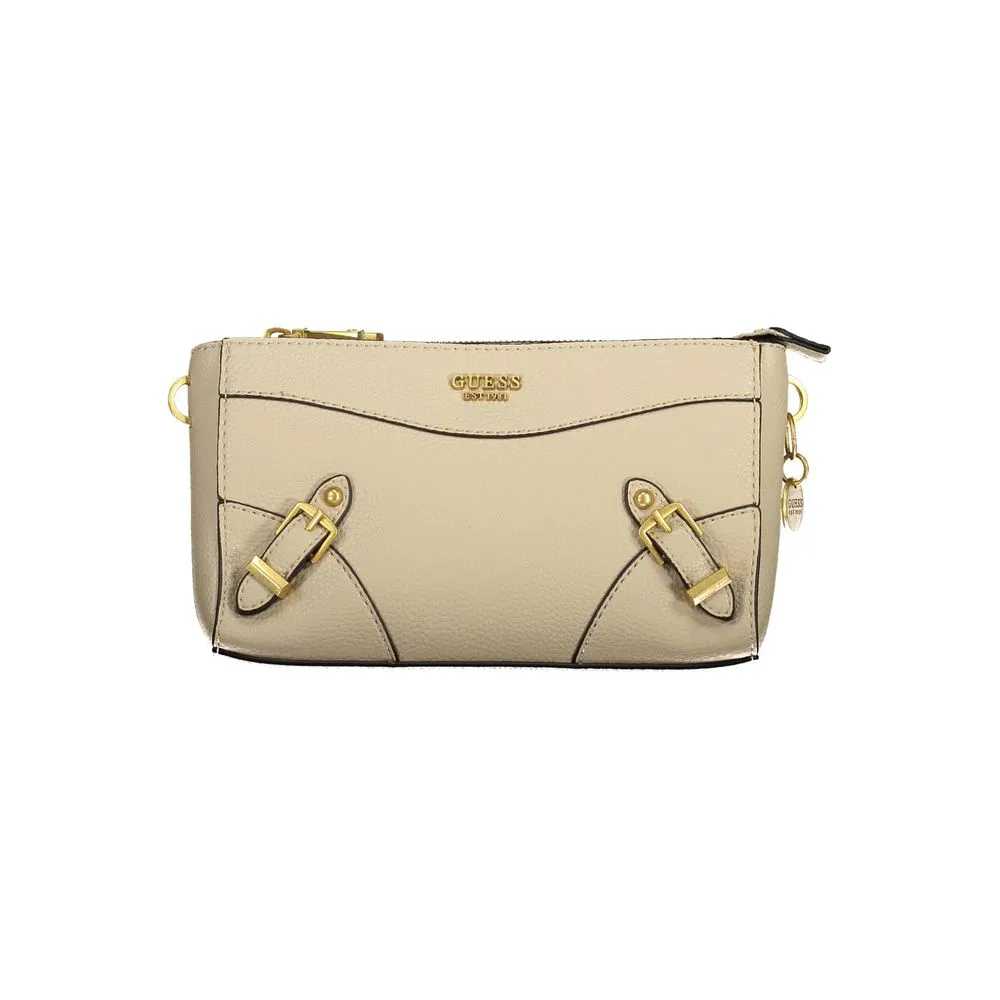 Guess Jeans Women's Beige Polyethylene Handbag