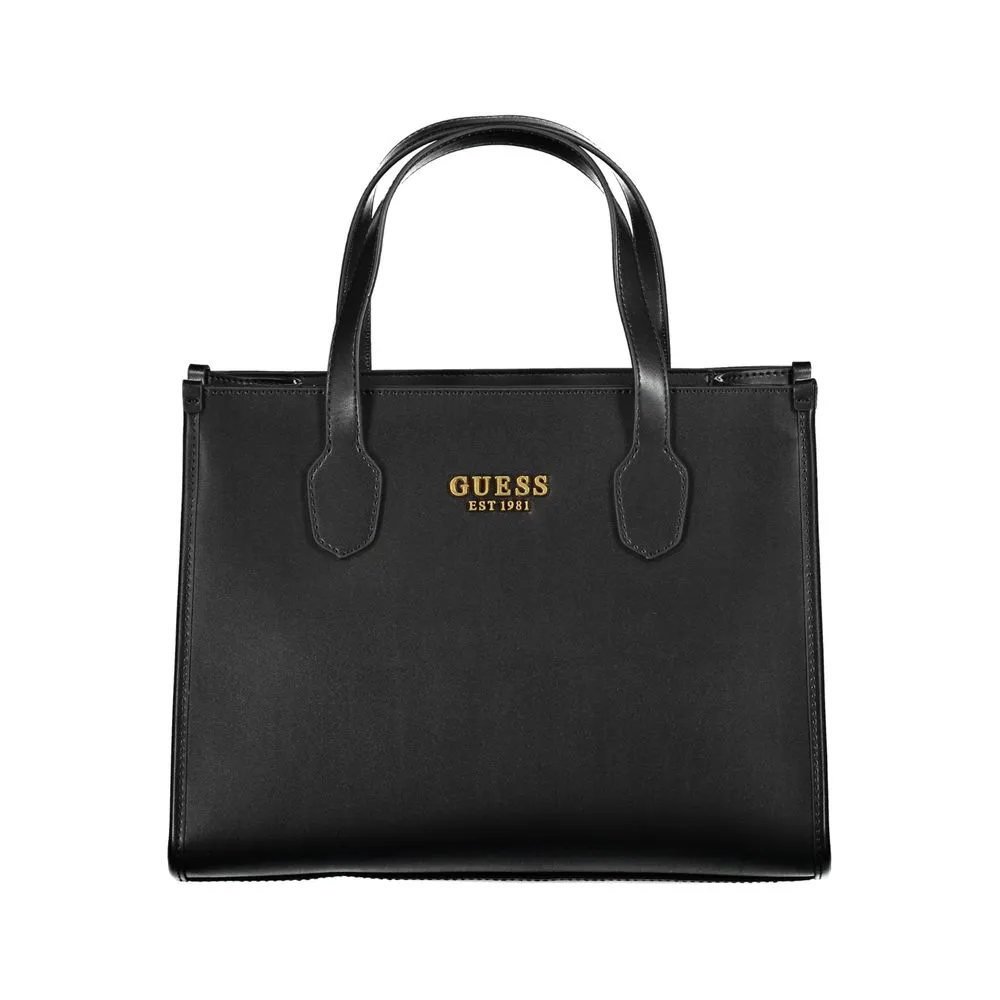 Guess Jeans Women's Black Polyethylene Handbag