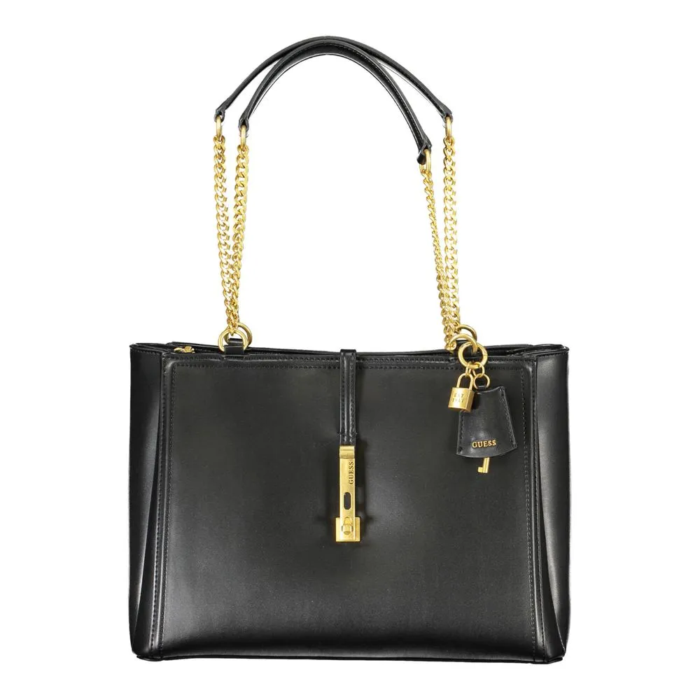 Guess Jeans Women's Black Polyethylene Handbag