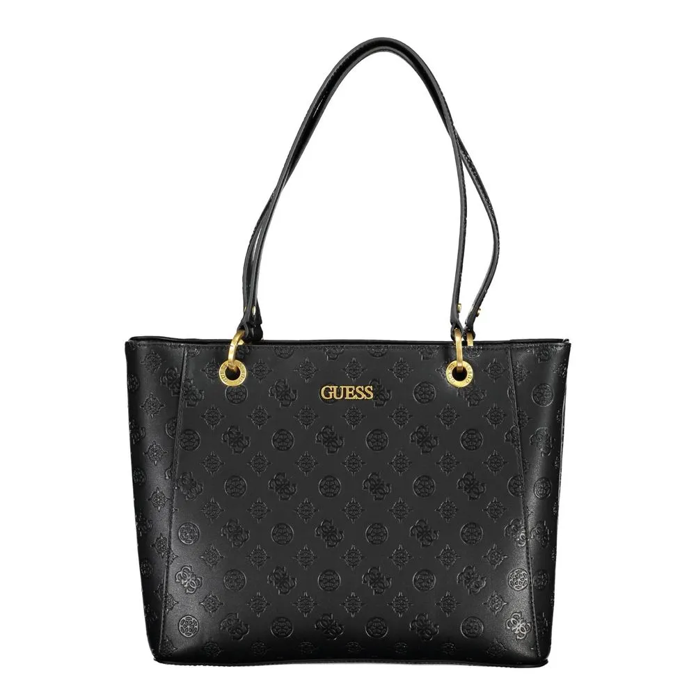 Guess Jeans Women's Black Polyethylene Handbag