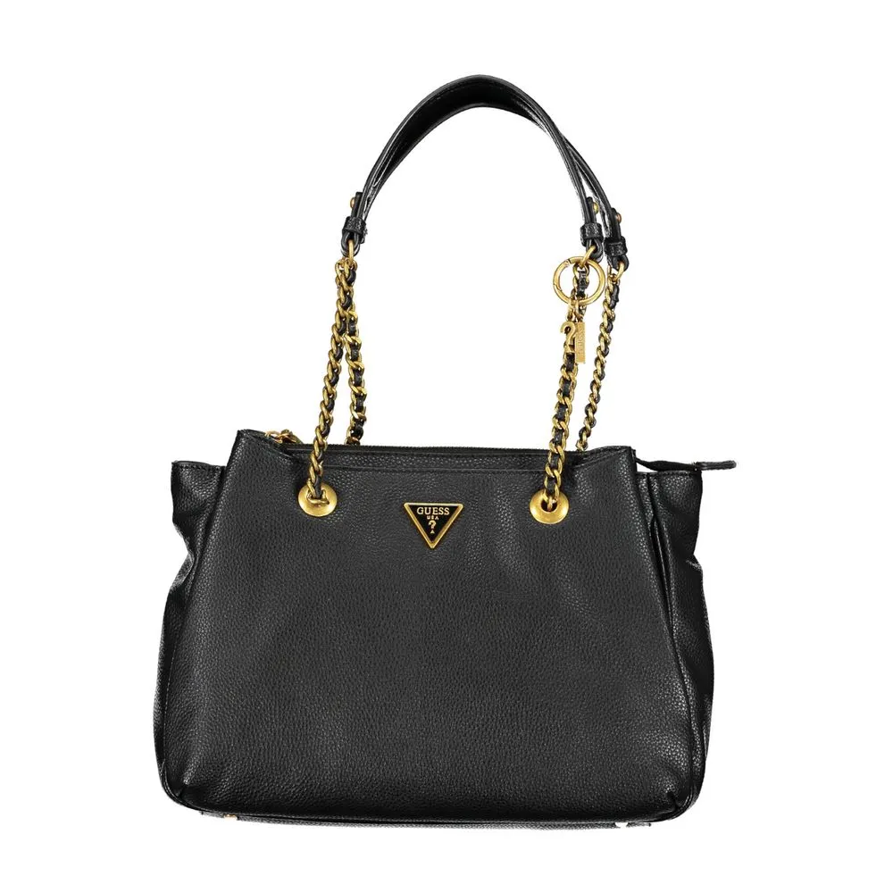 Guess Jeans Women's Black Polyethylene Handbag