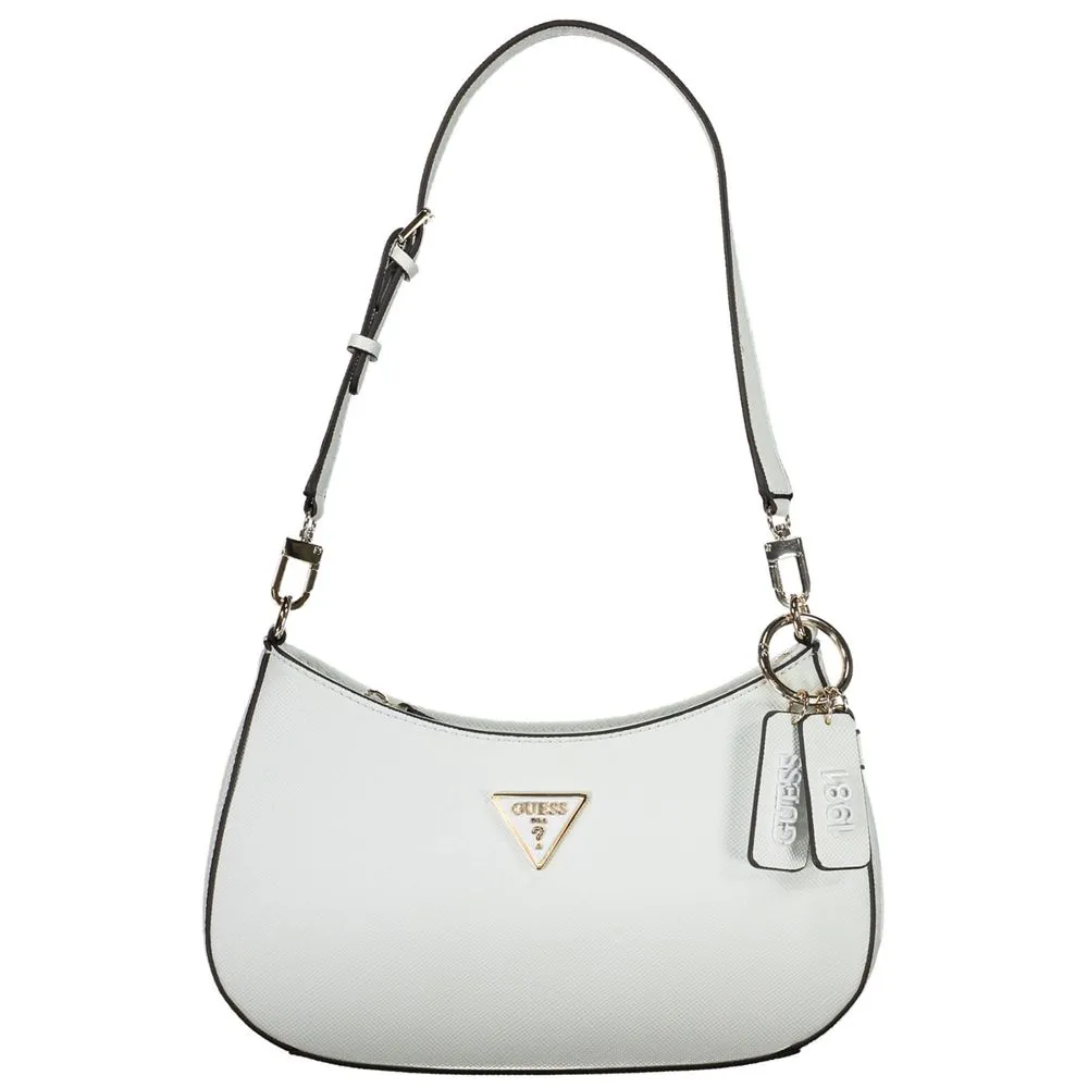 Guess Jeans Women's White Polyethylene Handbag