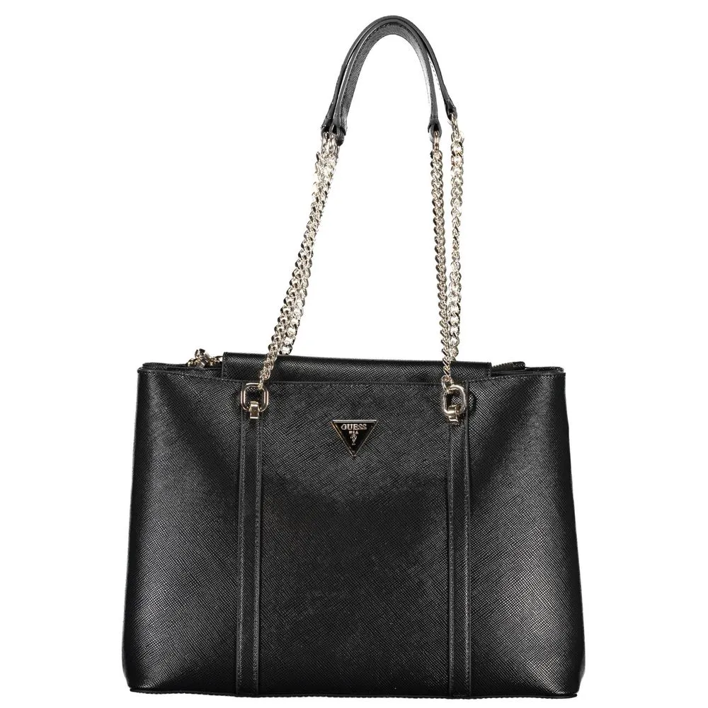 Guess Jeans Women's Black Polyethylene Handbag