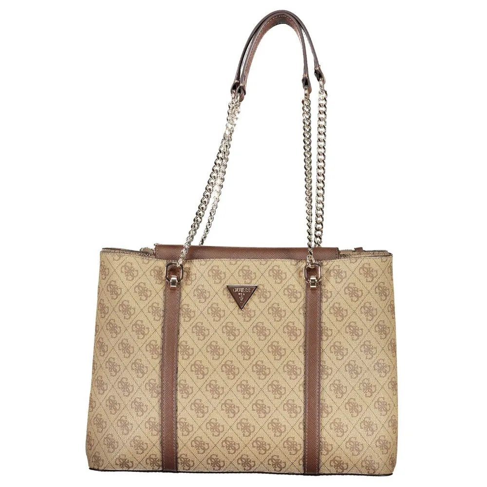 Guess Jeans Women's Brown Polyethylene Handbag