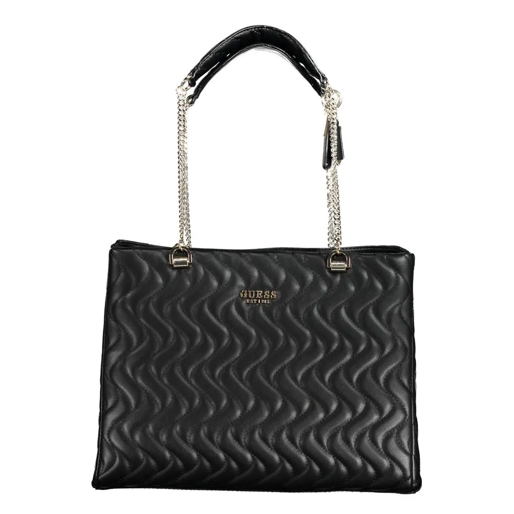 Guess Jeans Women's Black Polyethylene Handbag