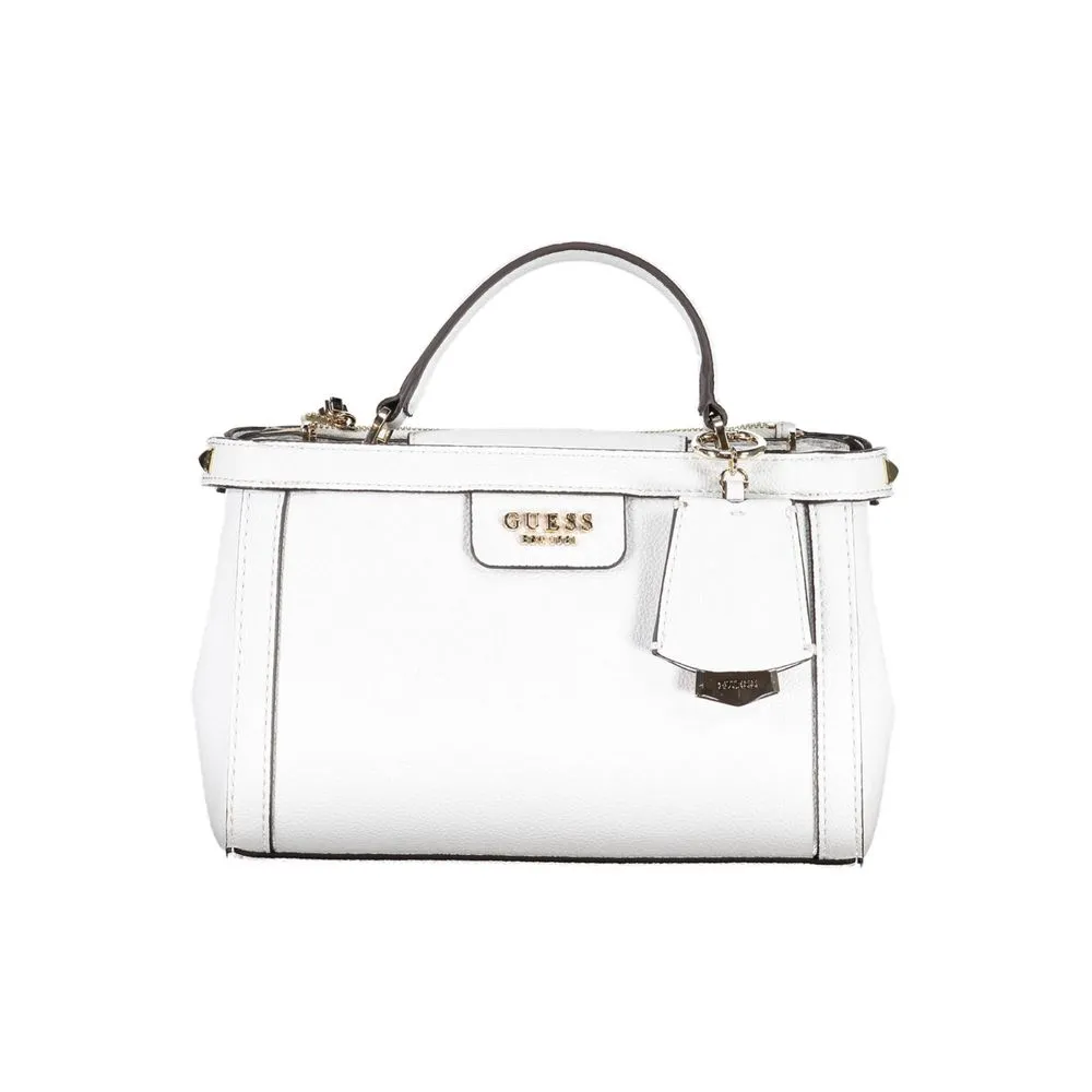 Guess Jeans Women's White Polyethylene Handbag