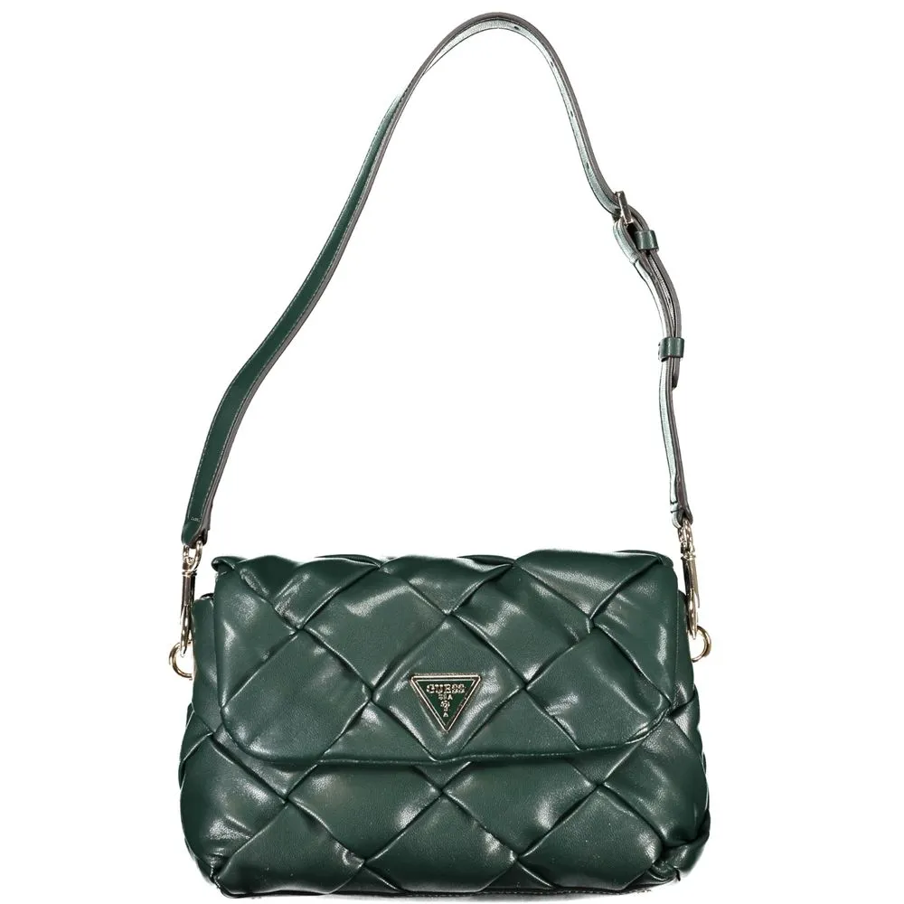Guess Jeans Women's Green Polyethylene Handbag