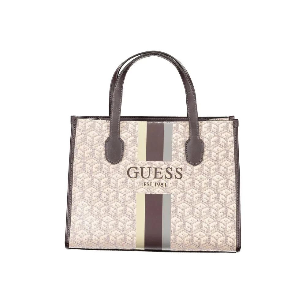 Guess Jeans Women's Brown Polyethylene Handbag