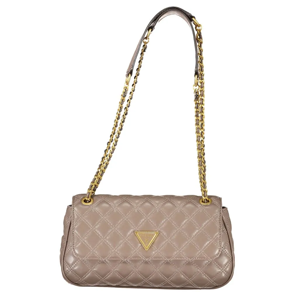Guess Jeans Women's Beige Polyethylene Handbag