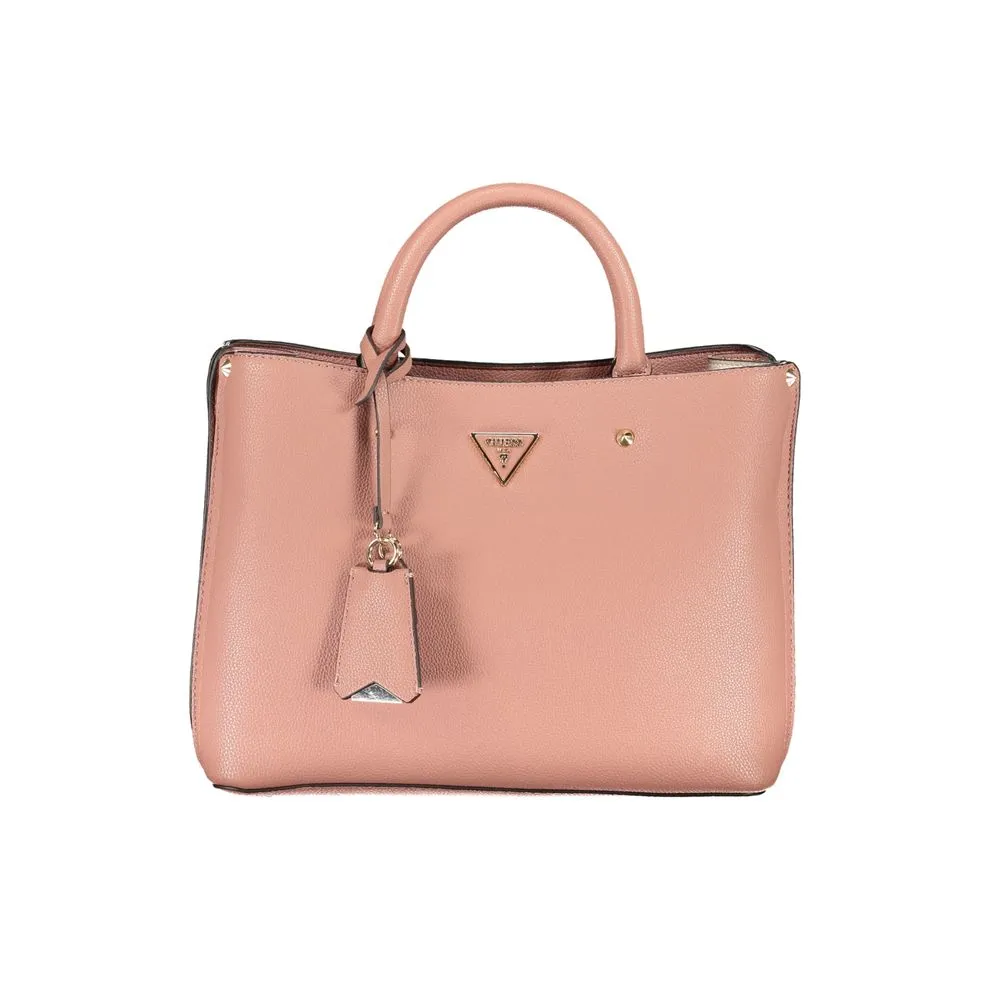 Guess Jeans Women's Pink Polyethylene Handbag
