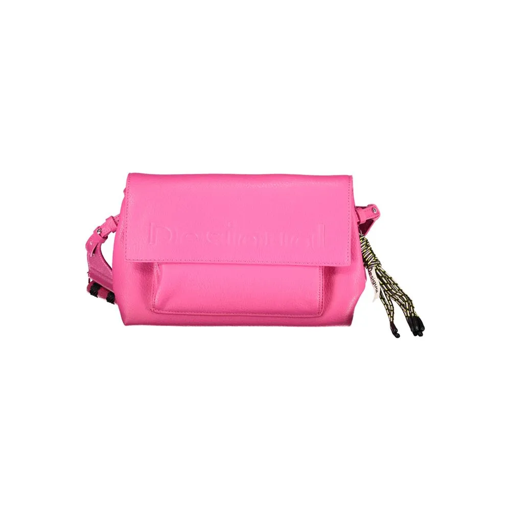 Desigual Women's Pink Polyethylene Handbag
