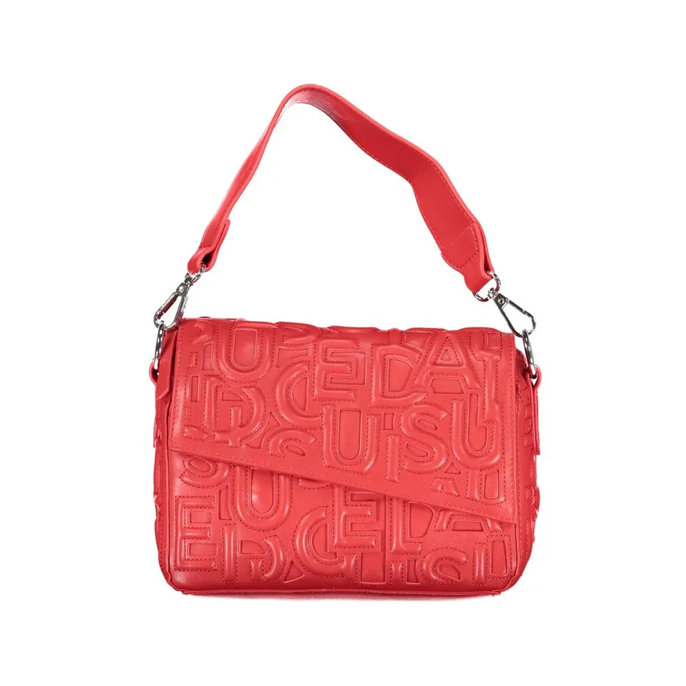 Desigual Women's Red Polyethylene Handbag