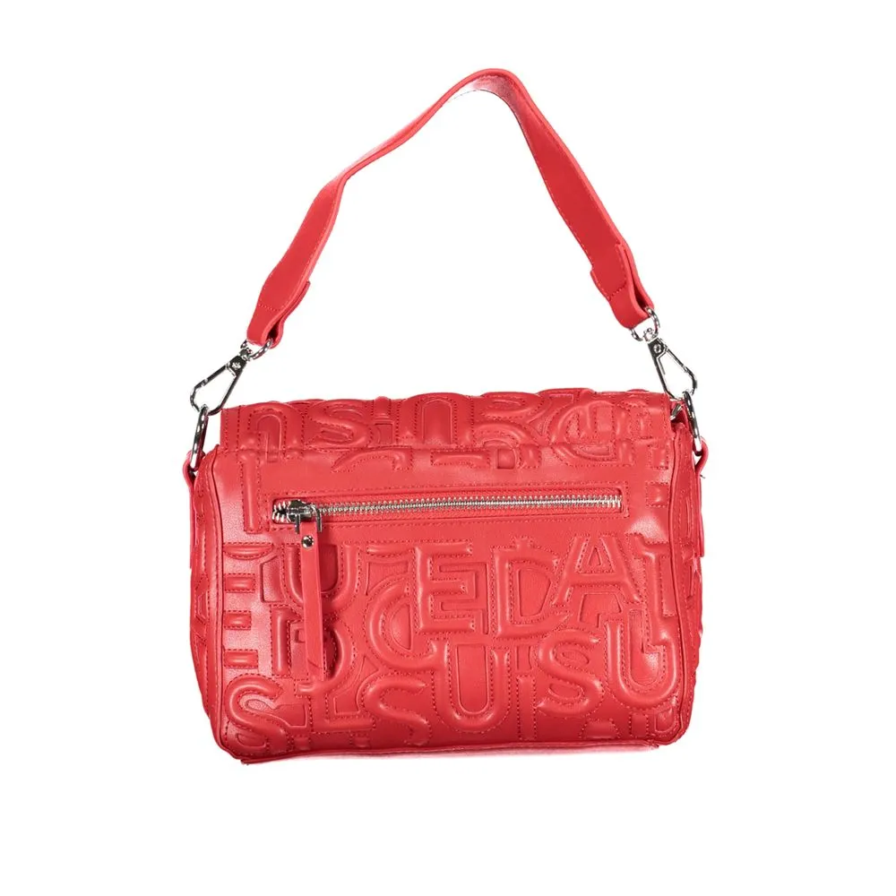 Desigual Women's Red Polyethylene Handbag