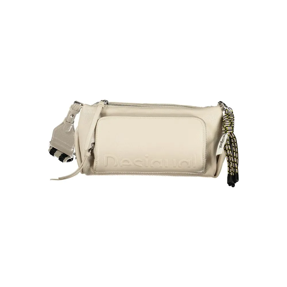 Desigual Women's Beige Polyethylene Handbag