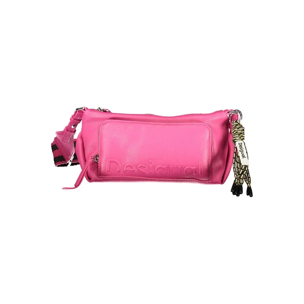 Desigual Women's Pink Polyethylene Handbag
