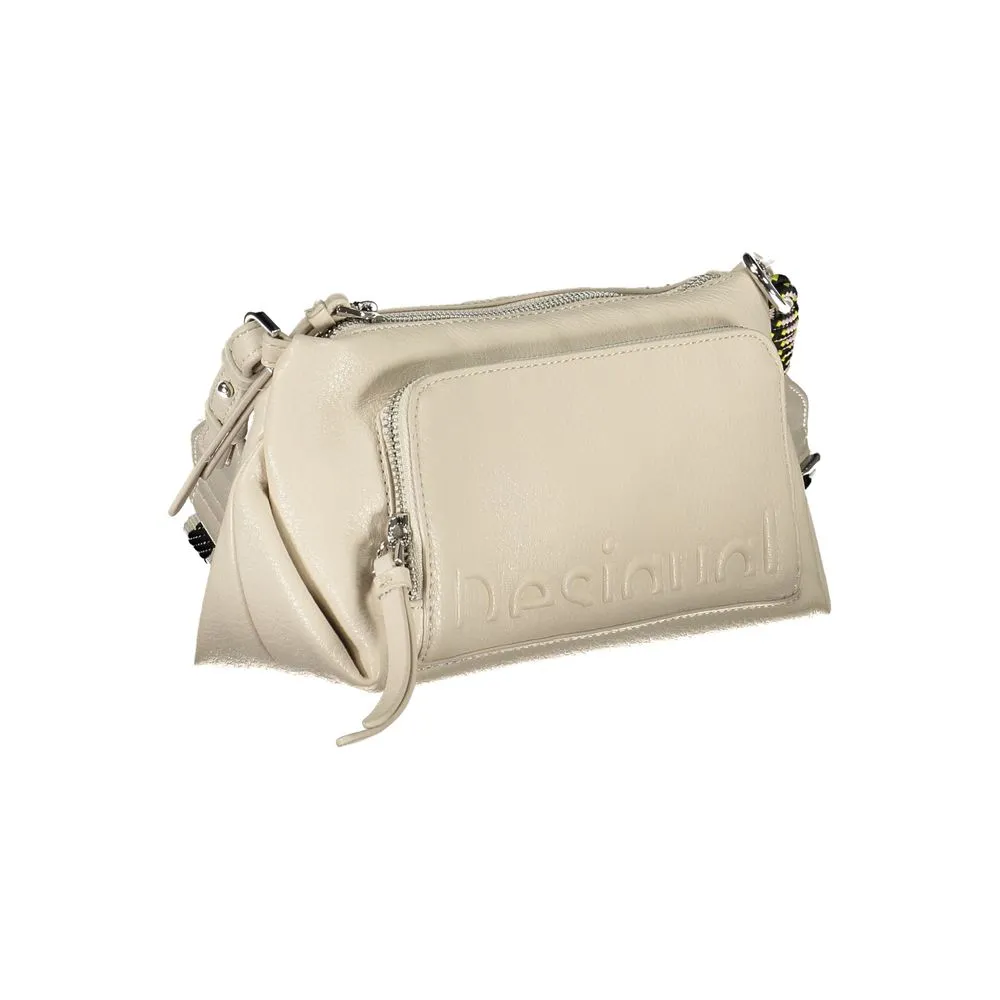 Desigual Women's Beige Polyethylene Handbag