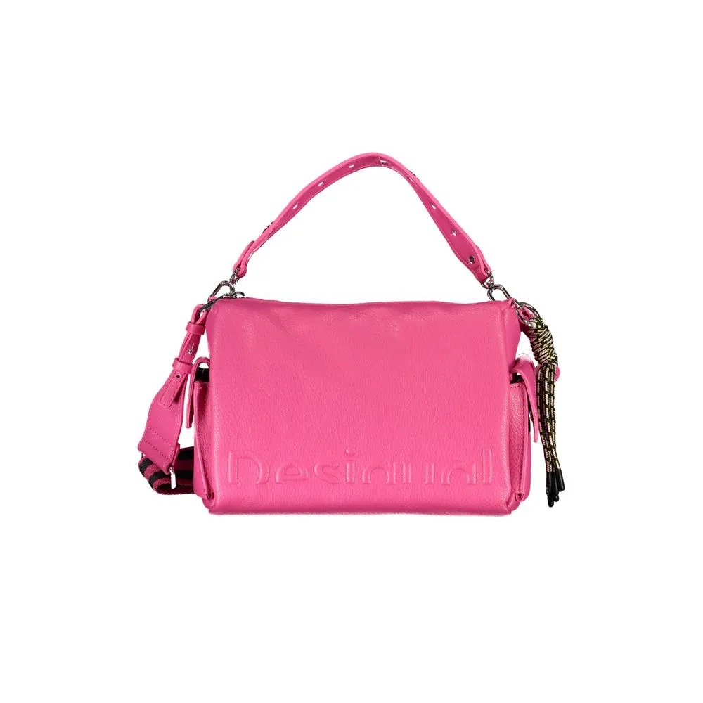 Desigual Women's Pink Polyethylene Handbag