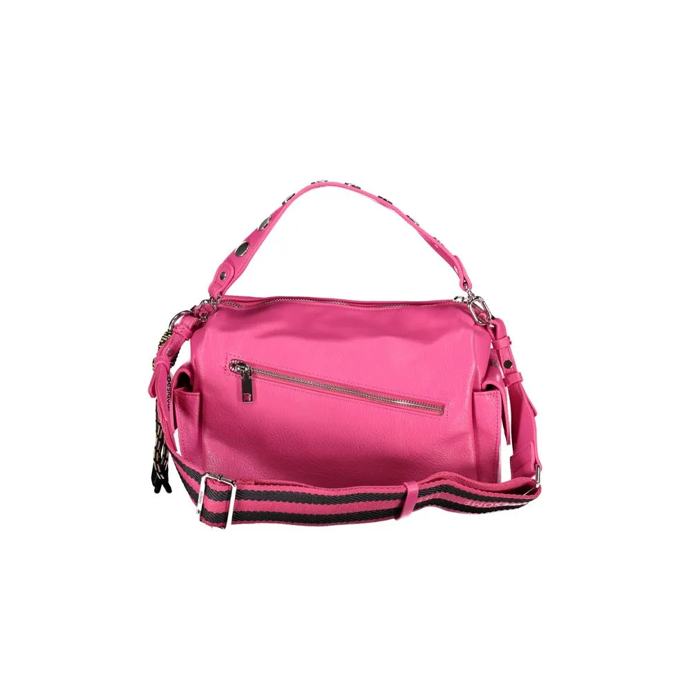 Desigual Women's Pink Polyethylene Handbag