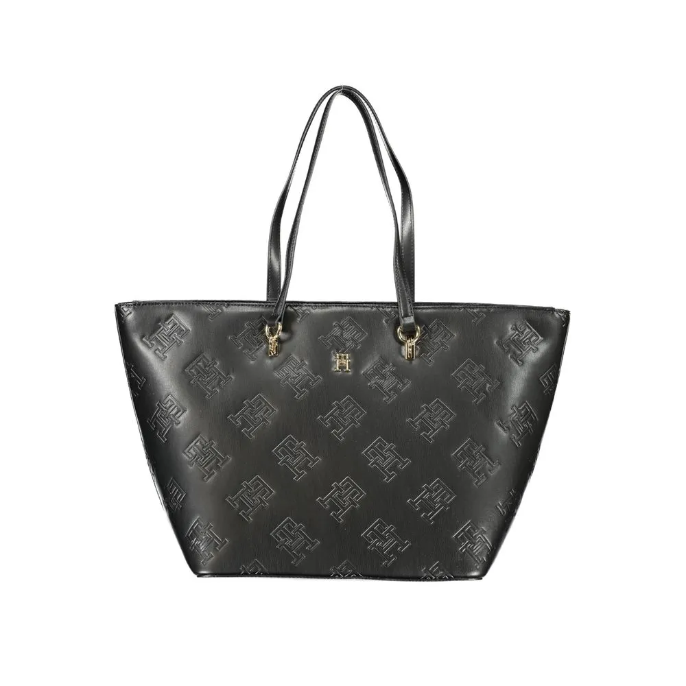 Tommy Hilfiger Women's Black Polyethylene Handbag