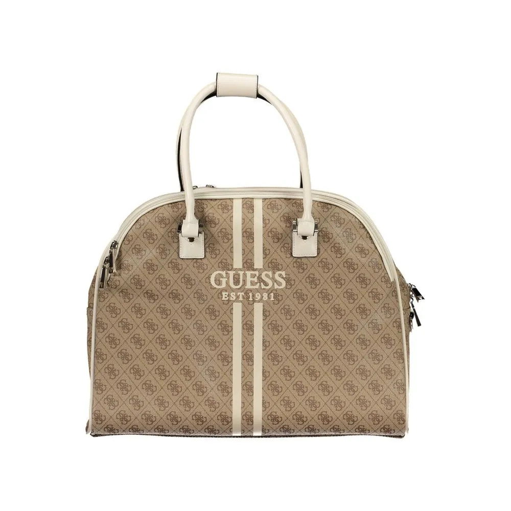 Guess Jeans Women's Beige Polyethylene Handbag