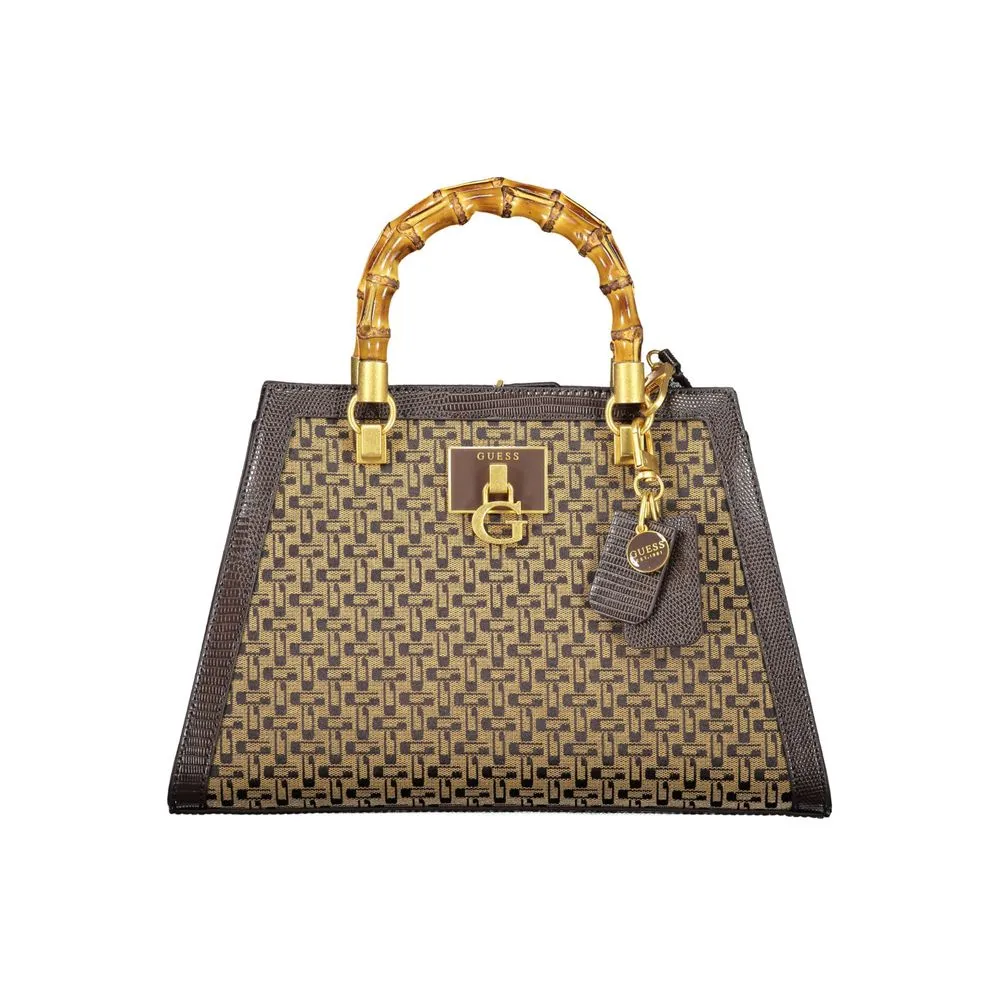 Guess Jeans Women's Brown Cotton Handbag