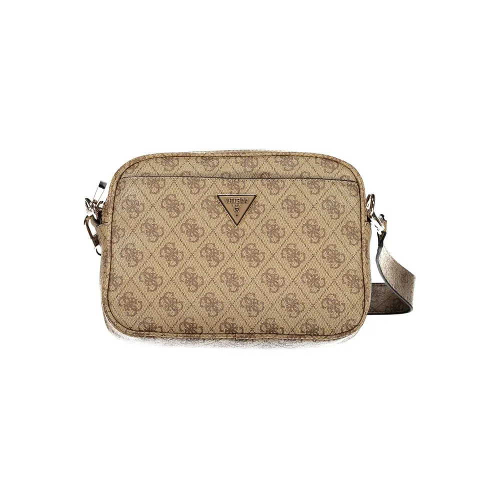 Guess Jeans Women's Beige Polyethylene Handbag