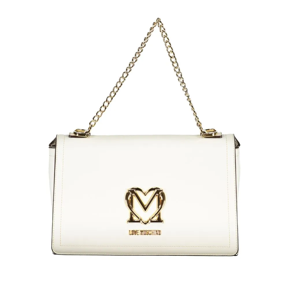Love Moschino Women's White Polyethylene Handbag