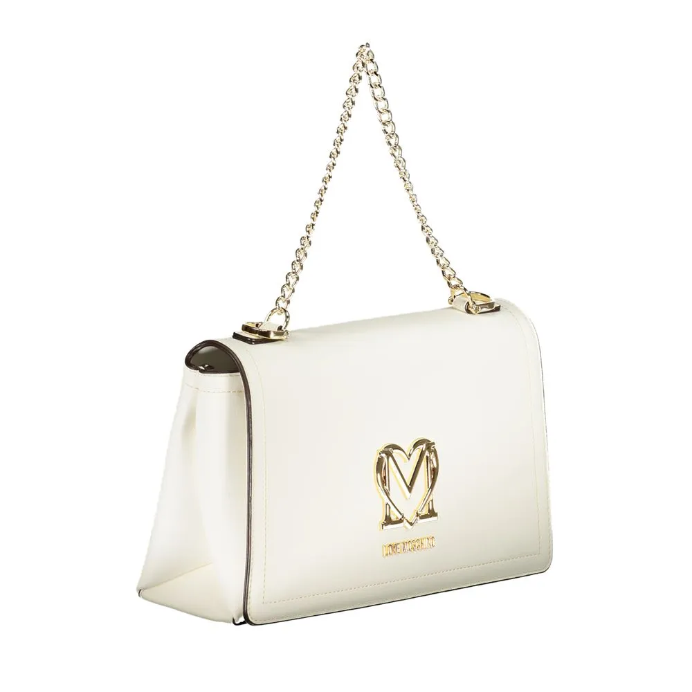 Love Moschino Women's White Polyethylene Handbag
