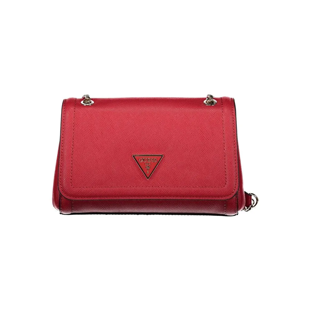 Guess Jeans Women's Red Polyethylene Handbag