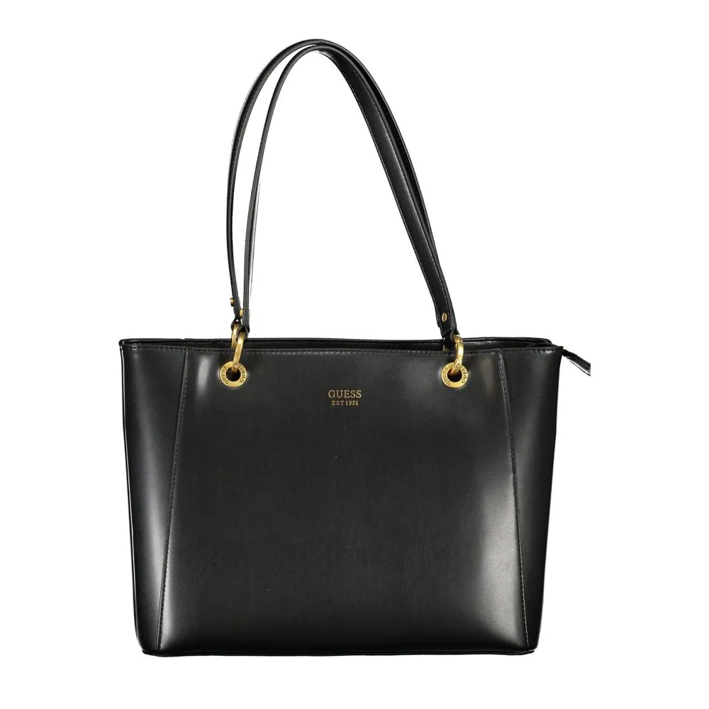 Guess Jeans Women's Black Polyethylene Handbag