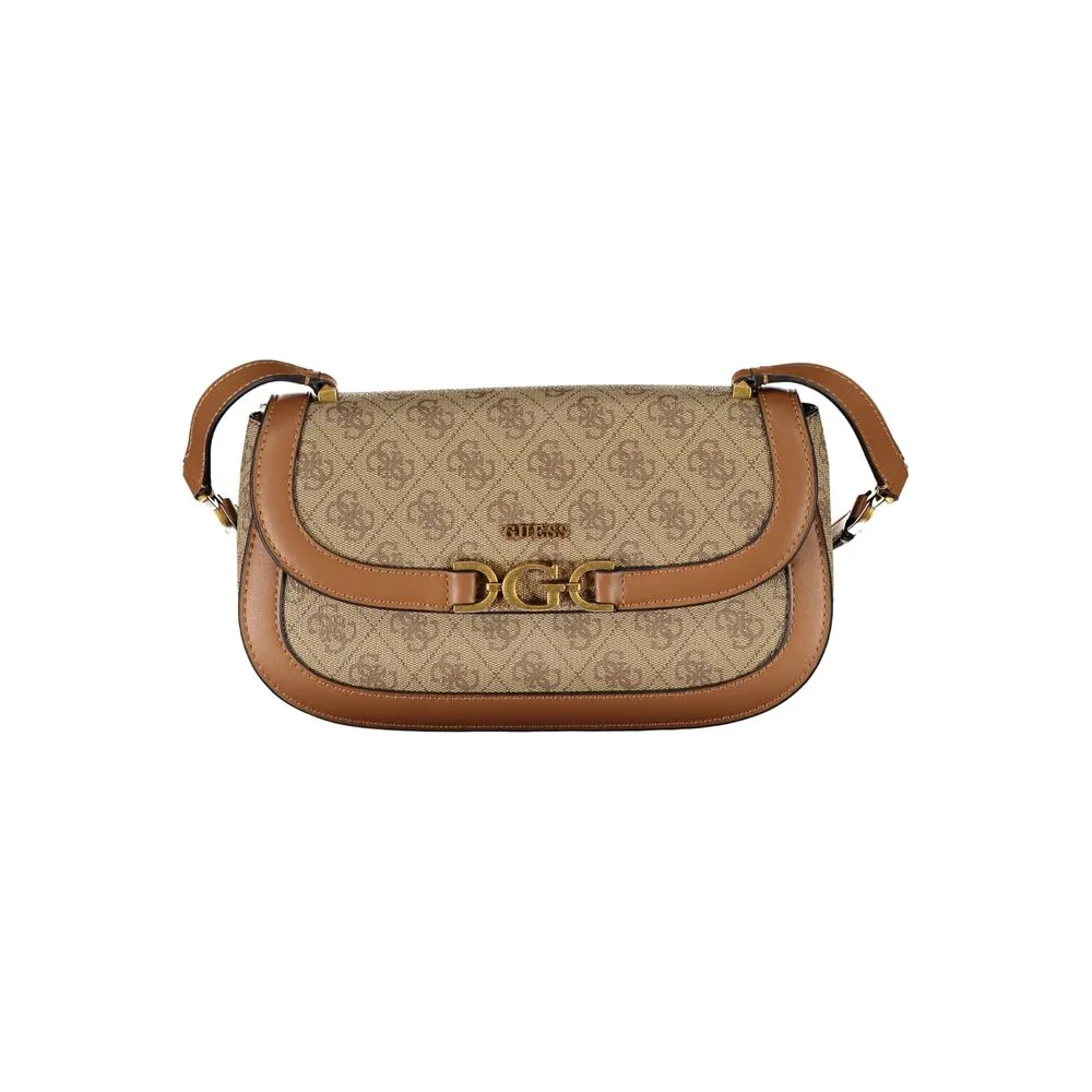Guess Jeans Women's Beige Polyethylene Handbag