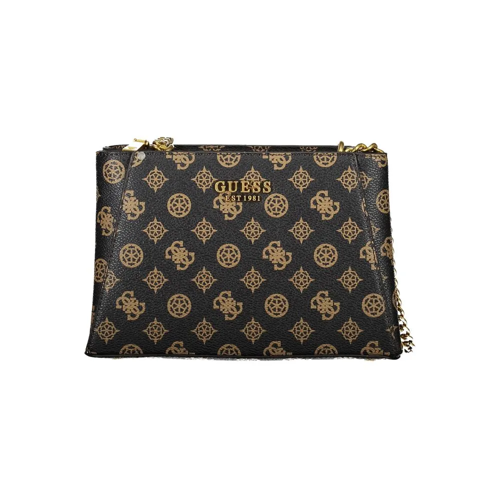 Guess Jeans Women's Brown Polyethylene Handbag