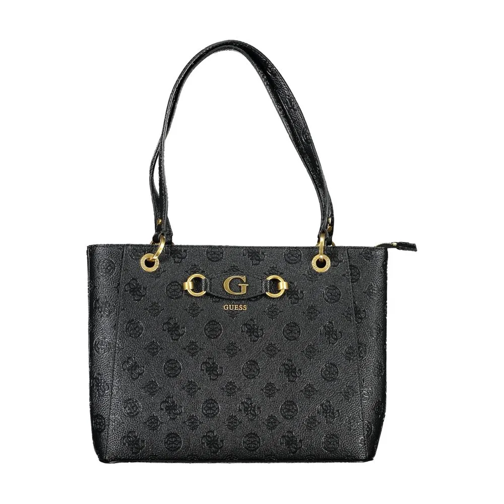 Guess Jeans Women's Black Polyethylene Handbag