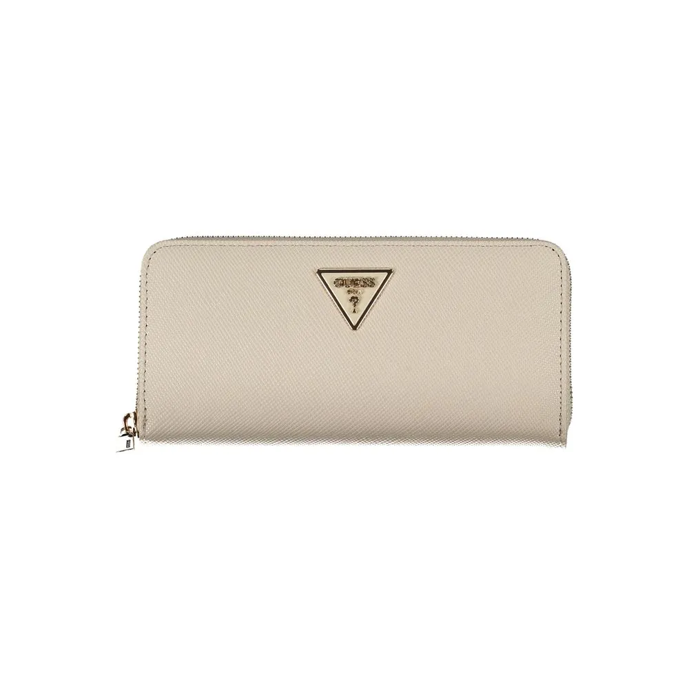 Guess Jeans Women's Beige Polyethylene Wallet