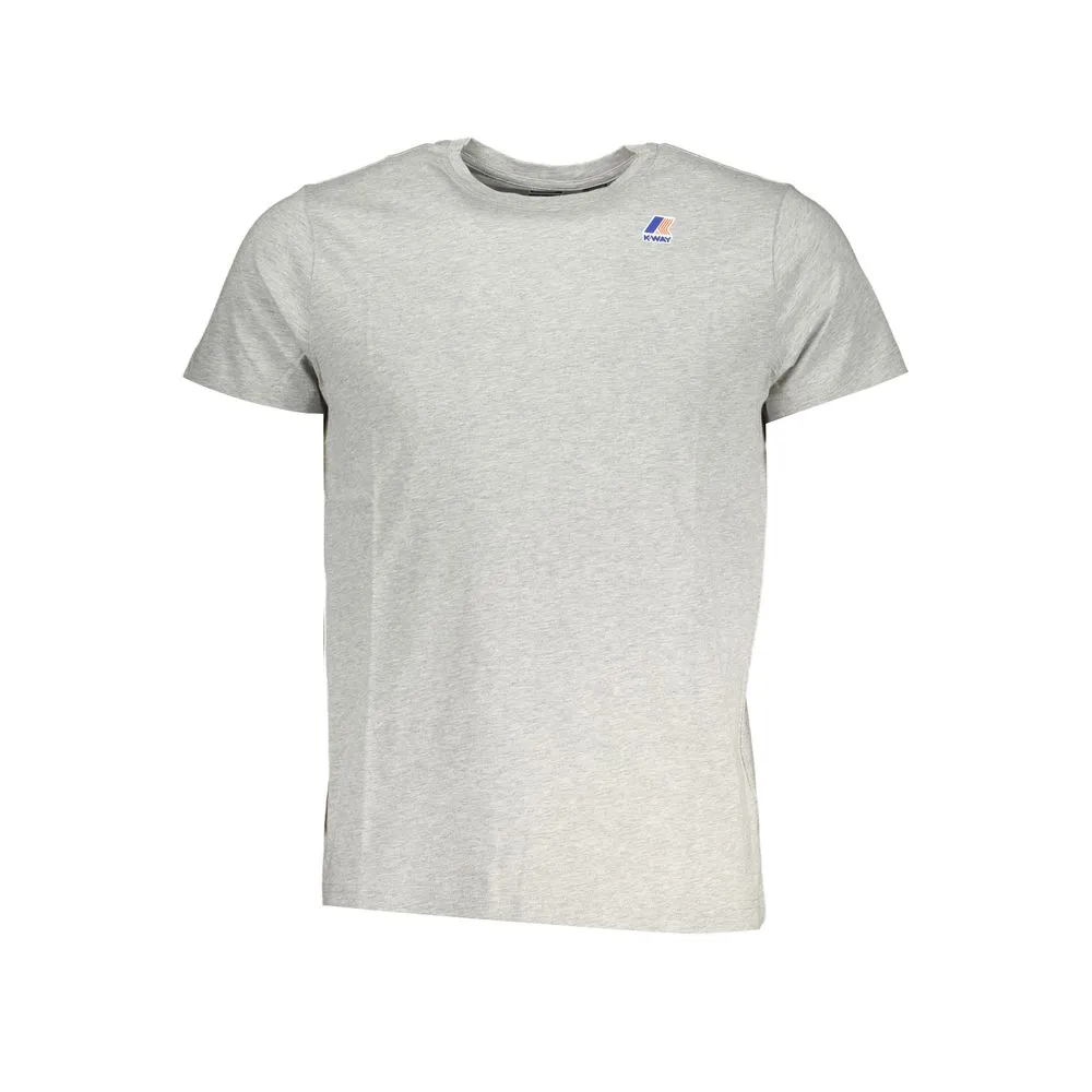 K-WAY Men's Gray Cotton T-Shirt