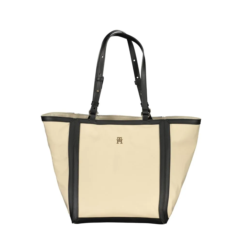 Tommy Hilfiger Women's Beige Polyester Handbag