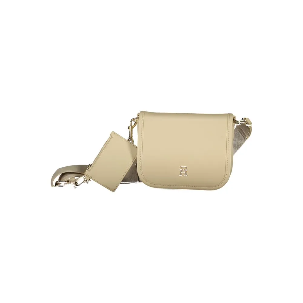 Tommy Hilfiger Women's Beige Polyethylene Handbag