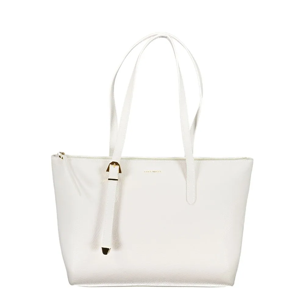Coccinelle Women's White Leather Handbag