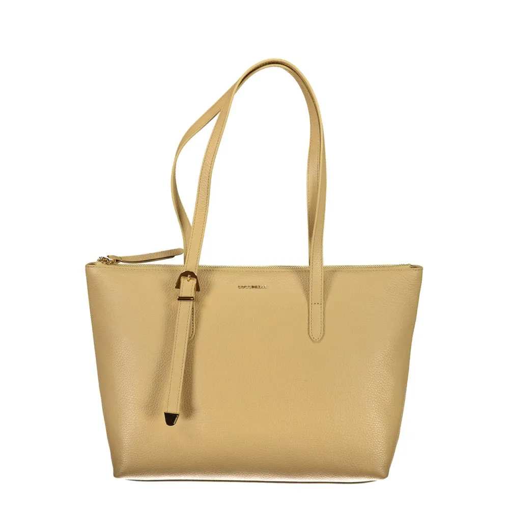 Coccinelle Women's Beige Leather Handbag