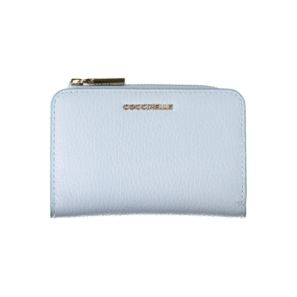 Coccinelle Women's Light Blue Leather Wallet