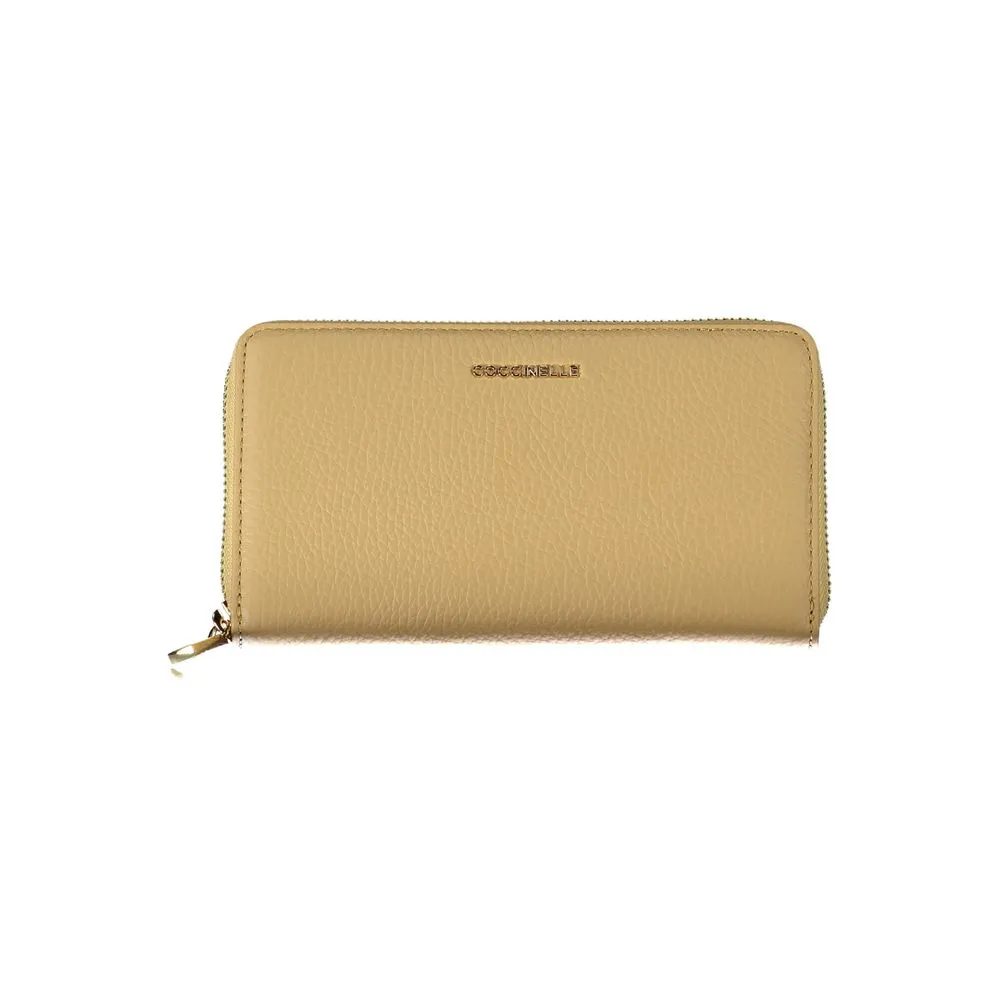 Coccinelle Women's Beige Leather Wallet
