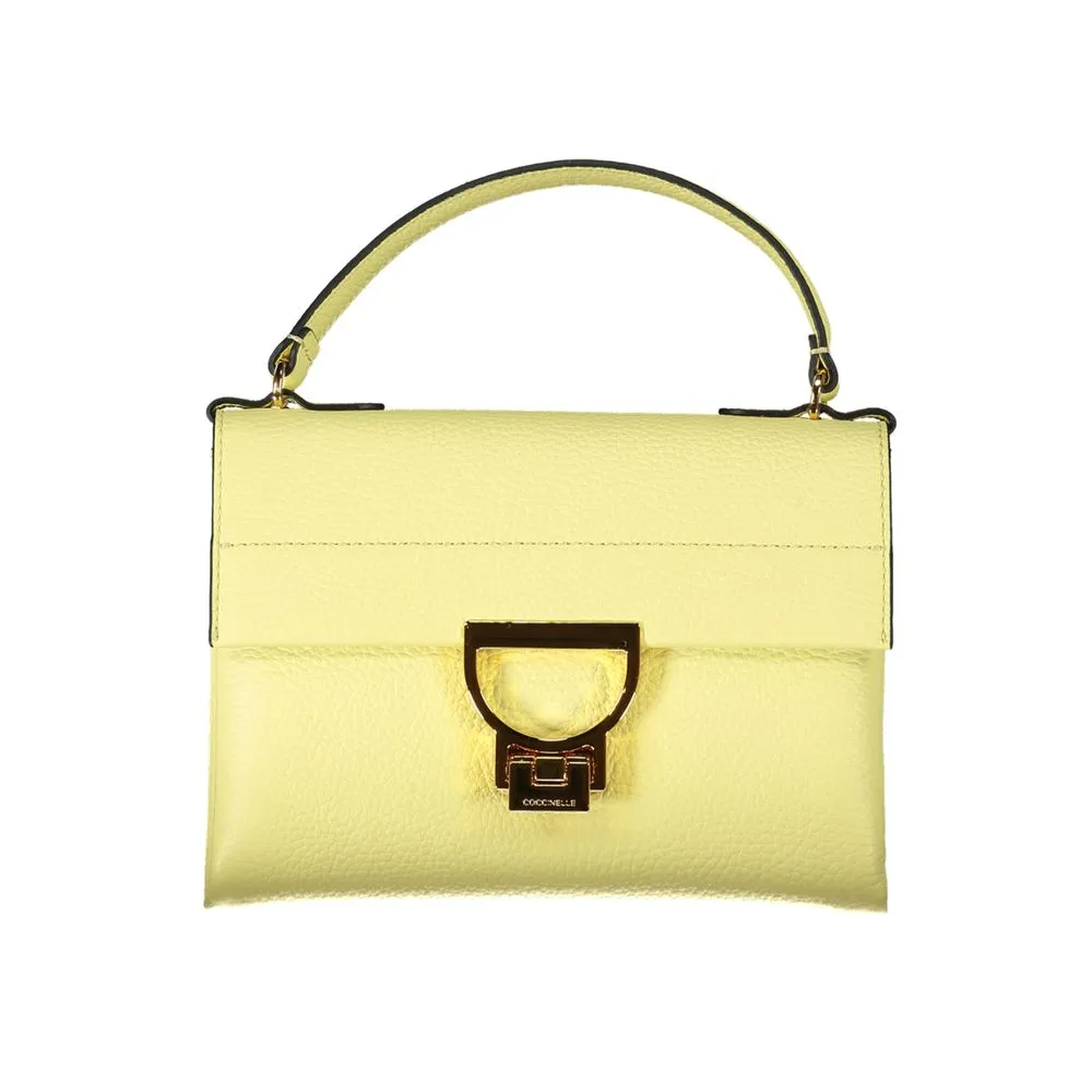 Coccinelle Women's Yellow Leather Handbag