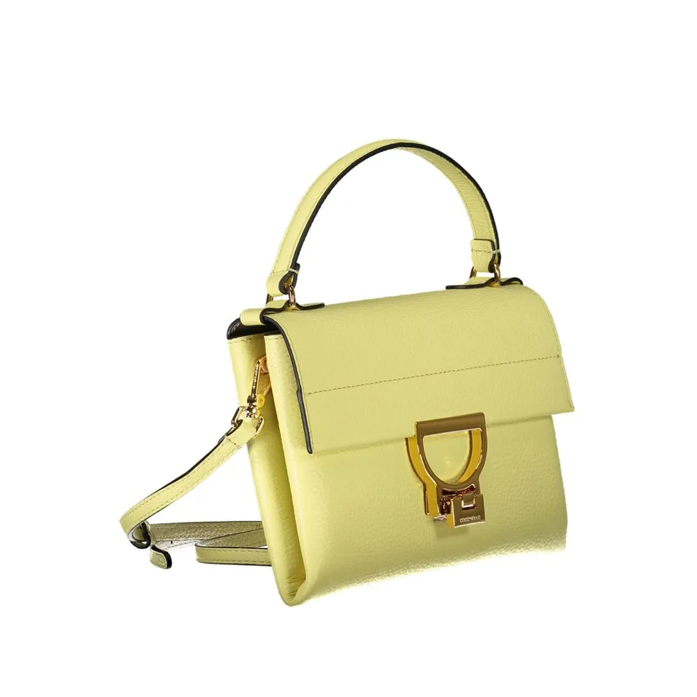 Coccinelle Women's Yellow Leather Handbag