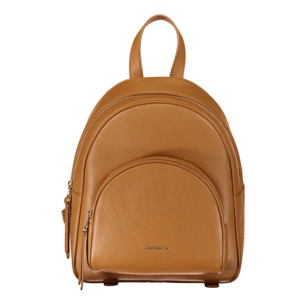 Coccinelle Women's Brown Leather Backpack