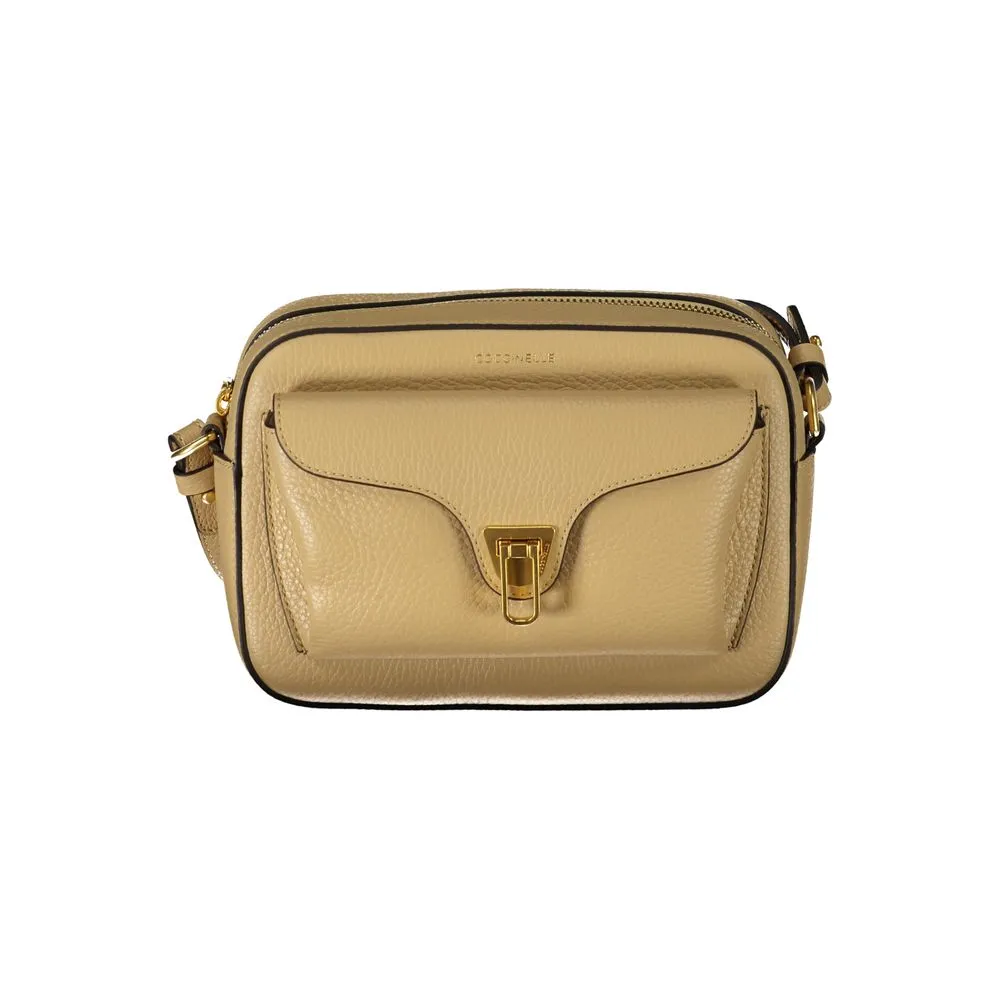 Coccinelle Women's Beige Leather Handbag