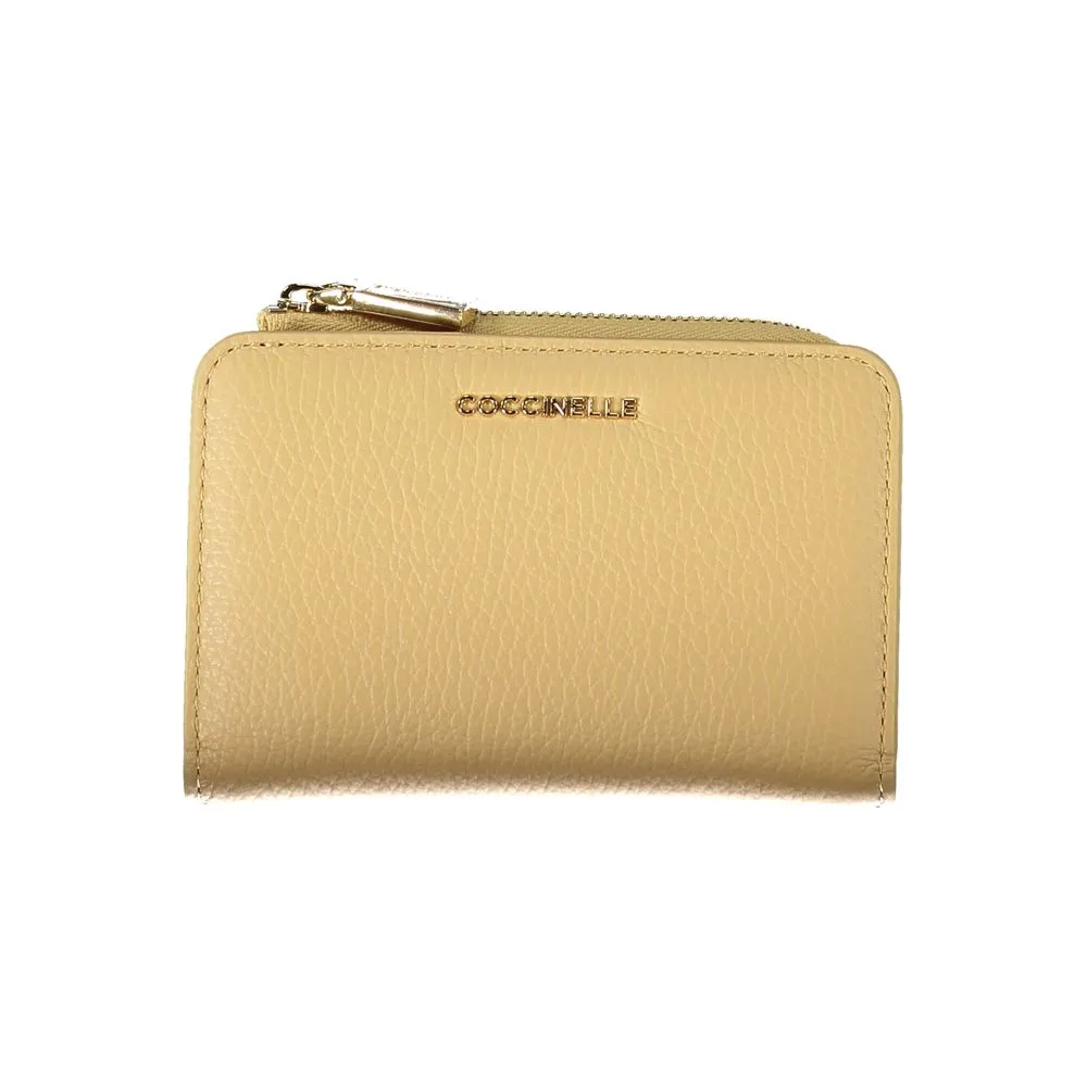 Coccinelle Women's Beige Leather Wallet